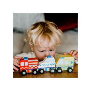Fire Engine First Wooden Push Toy (1)