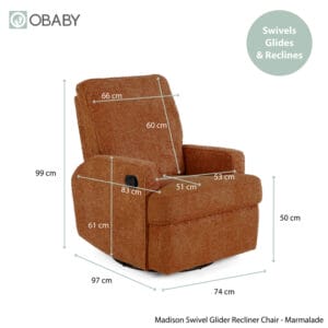 Madison Chair Boucle Dimensions