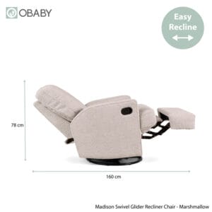 Madison Chair Marshmallow Dimensions