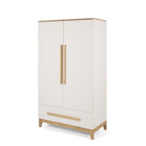 Tutti Bambini Halle Wardrobe - White/Golden Oak