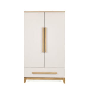 Tutti Bambini Halle Wardrobe White Golden Oak