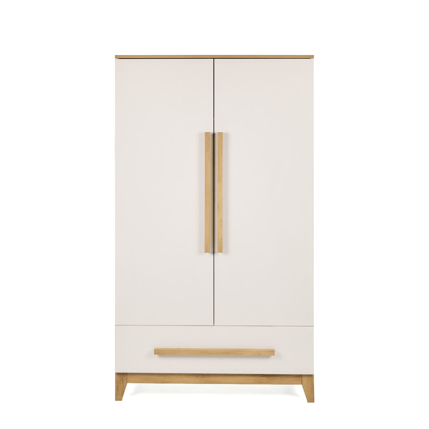 Tutti Bambini Halle Wardrobe White Golden Oak