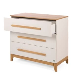 Tutti Bambini Hallee Chest Changer White Golden Oak (9)