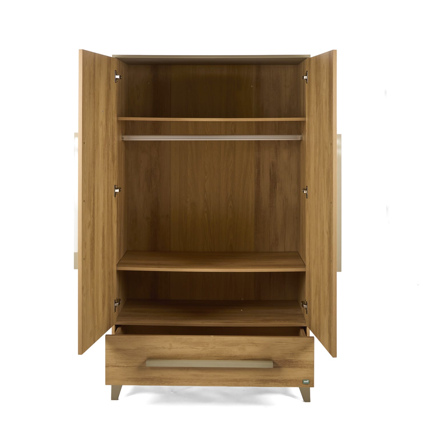 Tutti Bambini Hallee Wardrobe Golden Oak Sage (1)