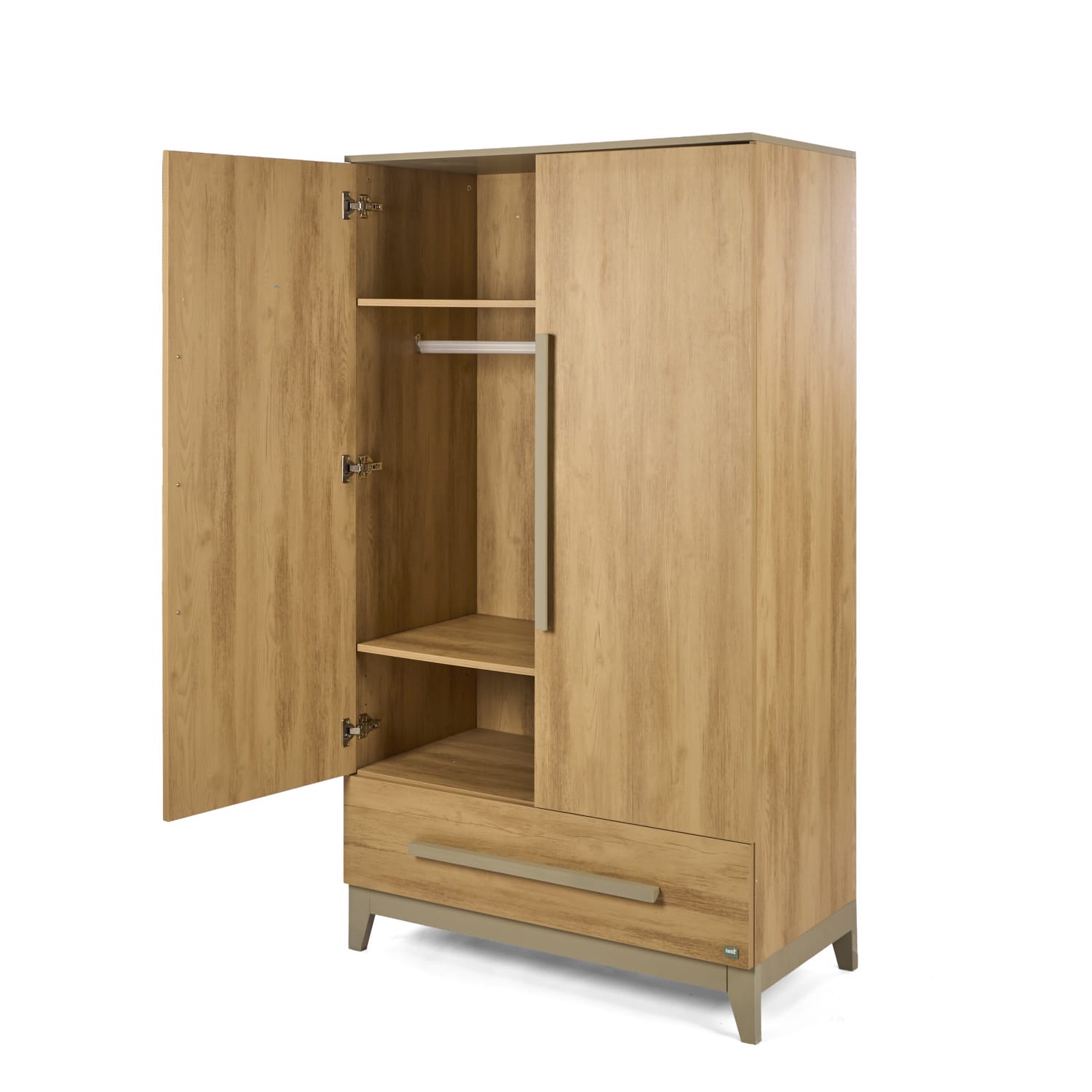 Tutti Bambini Hallee Wardrobe Golden Oak Sage (3)