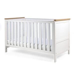 Tutti Bambini Misha Cot Bed White/Golden Oak