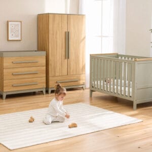 Tutti Bambini Misha/Hallee 3 piece Room Set - Golden Oak/Sage