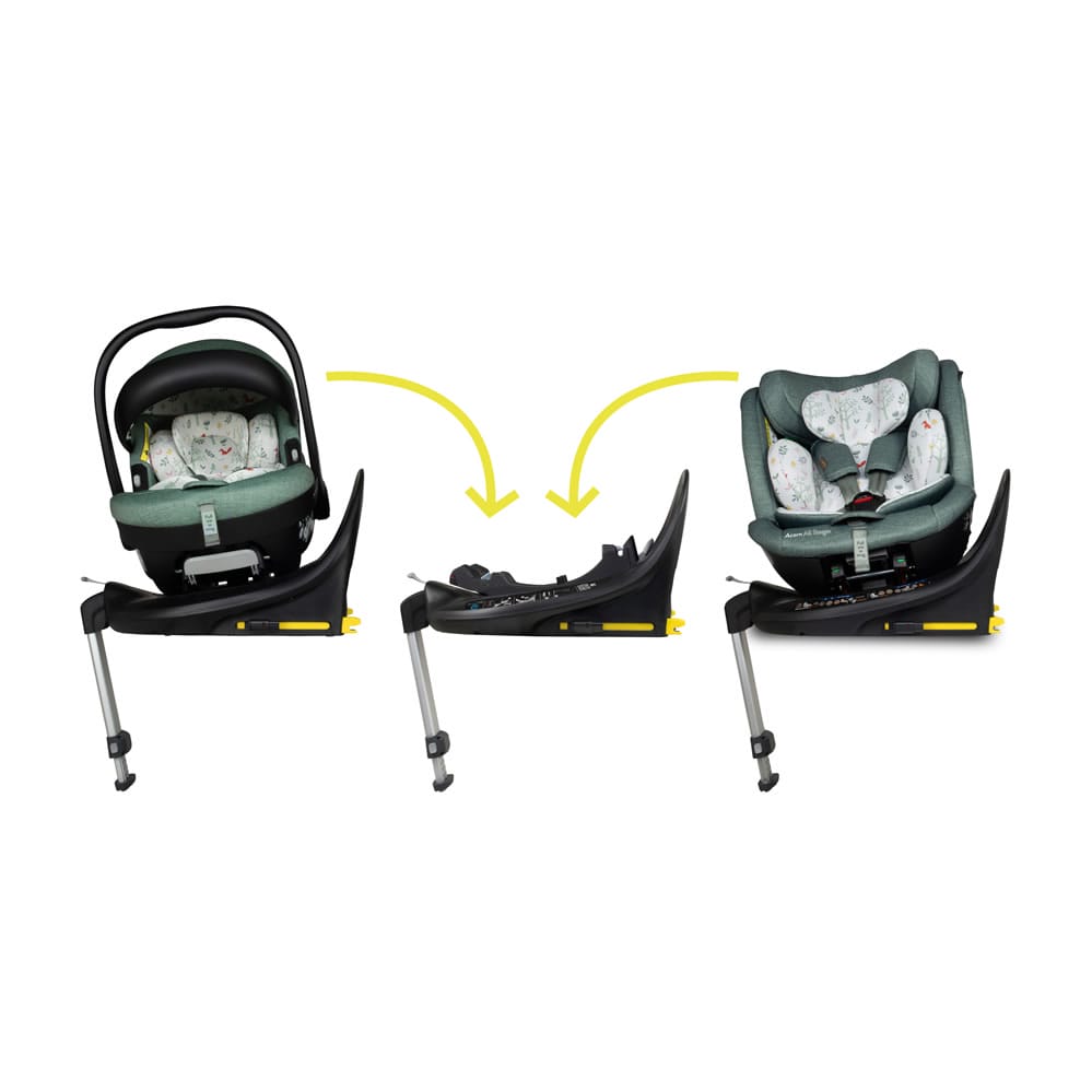 Cosatto Wow 3 Rotate Home & Travel All Stage Bundle Meadow (8)