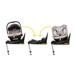Cosatto Wow 3 Rotate Home & Travel All Stage Bundle Whisper (5)