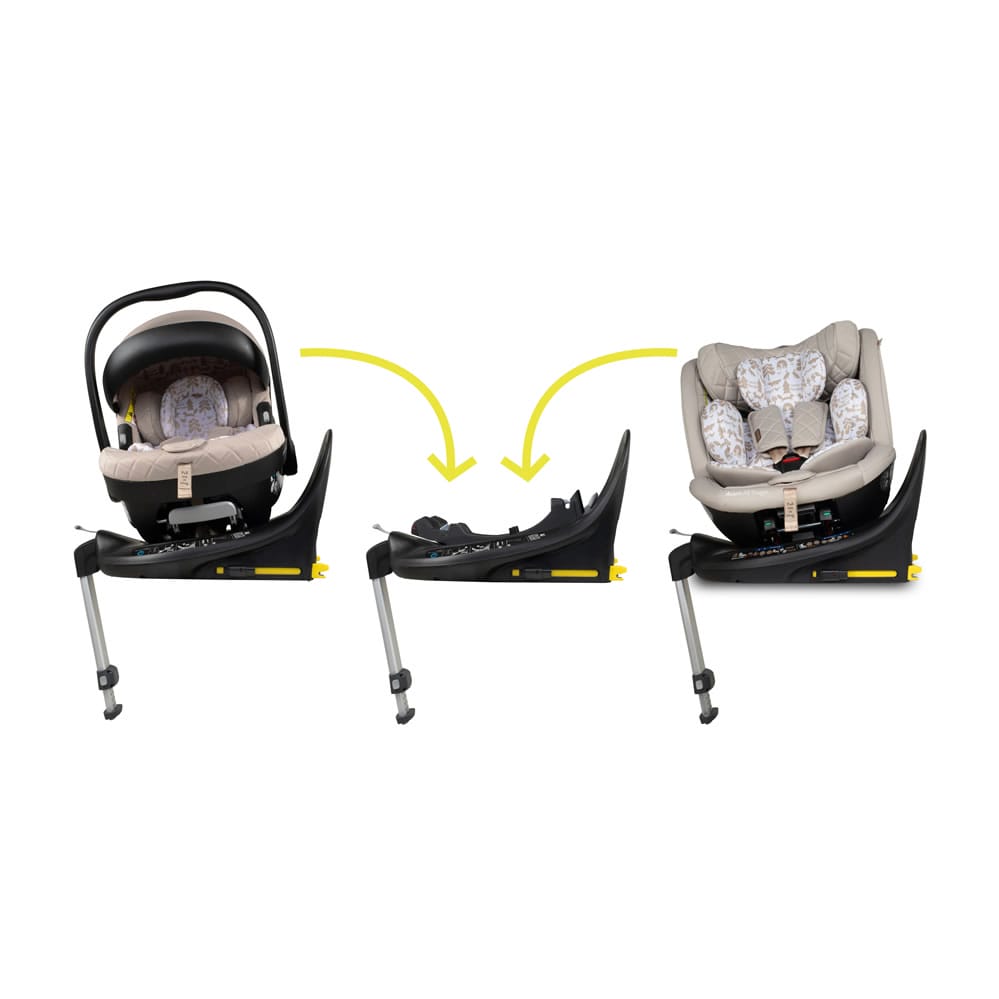 Cosatto Wow 3 Rotate Home & Travel All Stage Bundle Whisper (5)