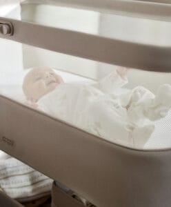 Mamas & Papas Lua2 Bedside Crib Mocha (8)