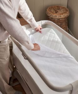 Mamas & Papas Lua2 Bedside Crib Mocha (9)