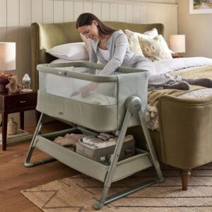 Mamas & Papas Lua2 Bedside Crib Thyme