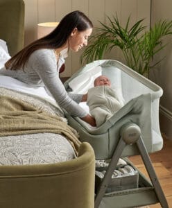Mamas & Papas Lua2 Bedside Crib Thyme (4)