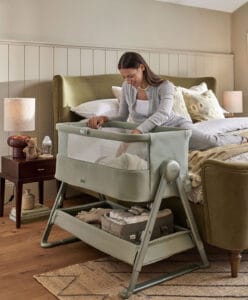 Mamas & Papas Lua2 Bedside Crib Thyme (5)