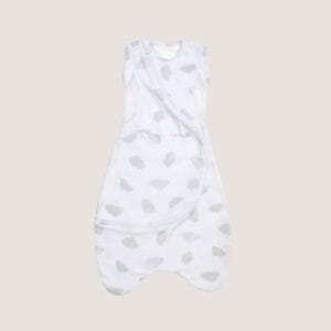 Purflo 0.5 Tog Cuddle to Sleep Bag Cotton Clouds