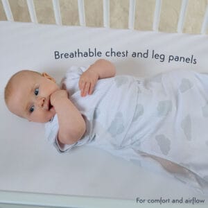 Purflo 0.5 Tog Cuddle to Sleep Bag Cotton Clouds (5)