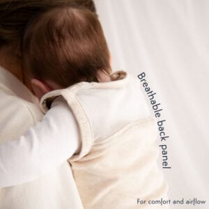 Purflo 0.5 Tog Swaddle to Sleep Bag – Sand (5)