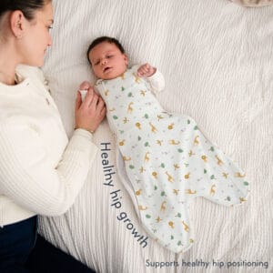 Purflo 0.5 Tog Swaddle to Sleep Bag – Savannah Slumber (4)