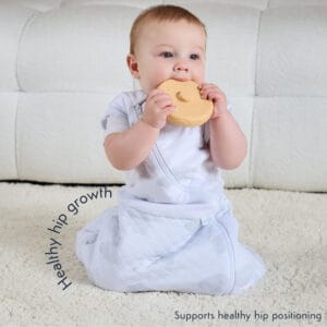 Purflo 2.5 Tog Cuddle to Sleep Bag Cotton Clouds (3)