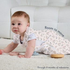 Purflo 2.5 Tog Cuddle to Sleep Bag Daisy Dreams (4)