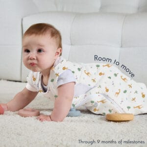 Purflo 2.5 Tog Cuddle to Sleep Bag Savannah Slumber (2)