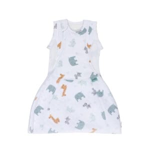 Purflo 2.5 Tog Swaddle to Sleep Bag – Animal Safari (3)