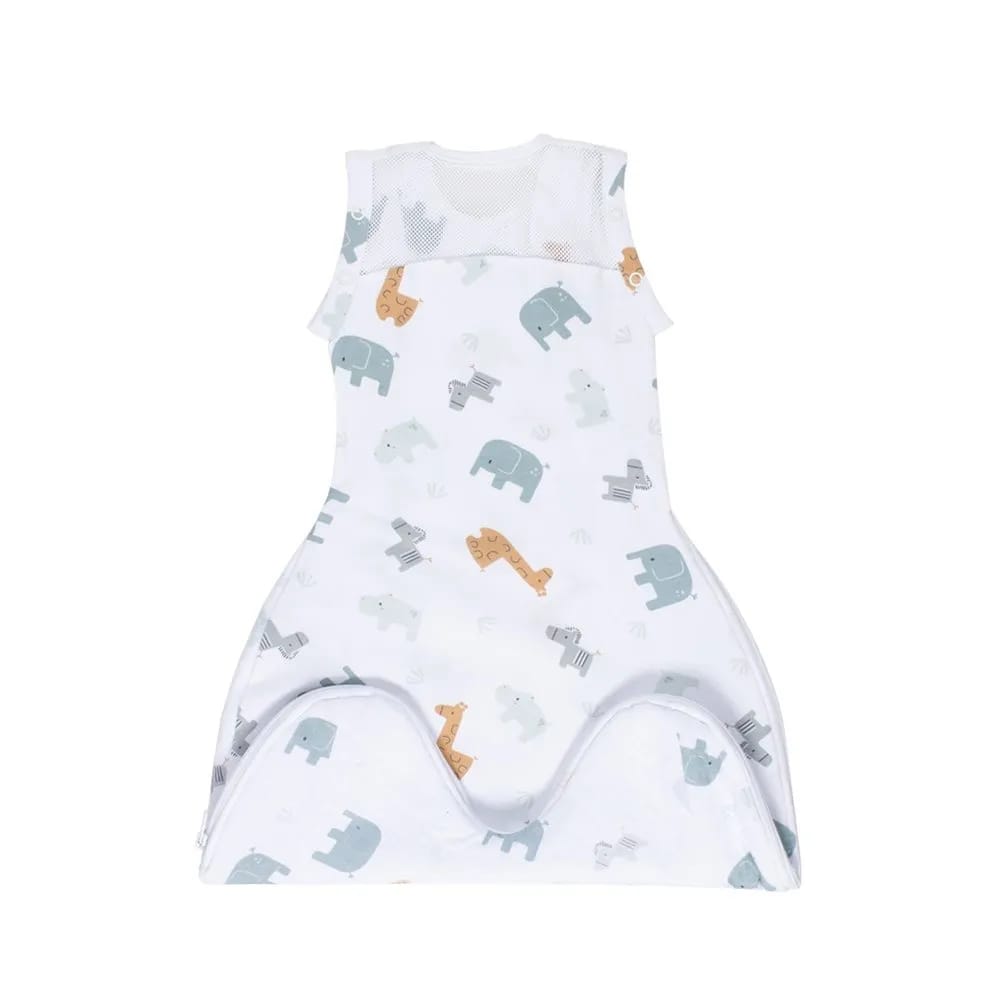 Purflo 2.5 Tog Swaddle to Sleep Bag – Animal Safari (4)