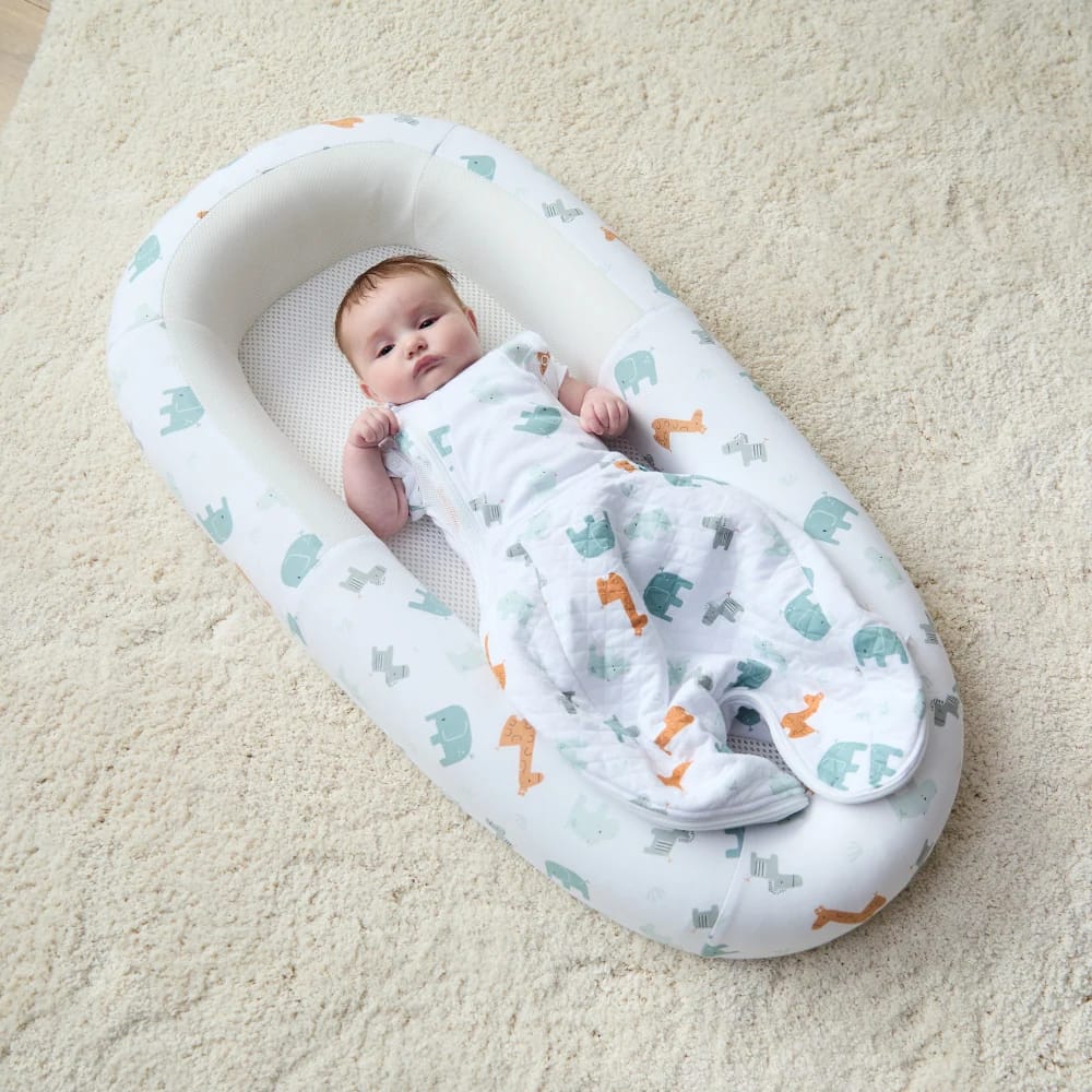 Purflo 2.5 Tog Swaddle to Sleep Bag – Animal Safari