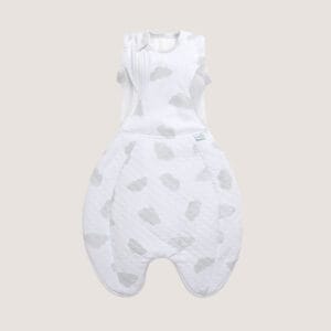 Purflo 2.5 Tog Swaddle to Sleep Bag – Cotton Clouds