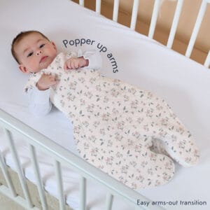 Purflo 2.5 Tog Swaddle to Sleep Bag – Daisy Dreams (3)