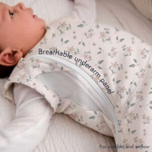 Purflo 2.5 Tog Swaddle to Sleep Bag – Daisy Dreams (6)