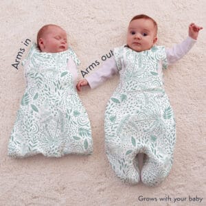 Purflo 2.5 Tog Swaddle to Sleep Bag – Jungle Fever (2)