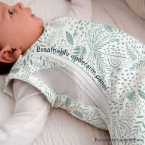 Purflo 2.5 Tog Swaddle to Sleep Bag – Jungle Fever (4)