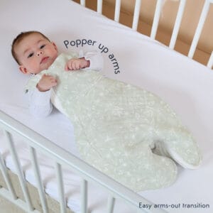 Purflo 2.5 Tog Swaddle to Sleep Bag – Magical Garden (1)