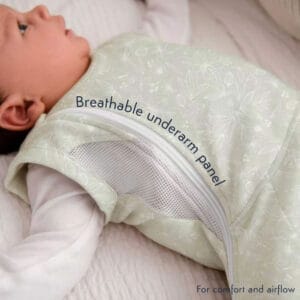 Purflo 2.5 Tog Swaddle to Sleep Bag – Magical Garden (4)