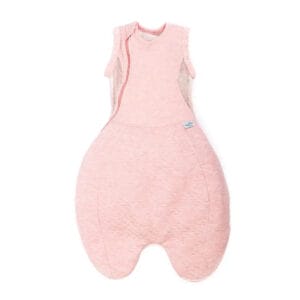 Purflo 2.5 Tog Swaddle to Sleep Bag – Shell Pink (1)