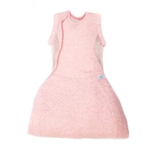 Purflo 2.5 Tog Swaddle to Sleep Bag – Shell Pink (2)