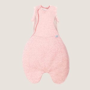 Purflo 2.5 Tog Swaddle to Sleep Bag – Shell Pink