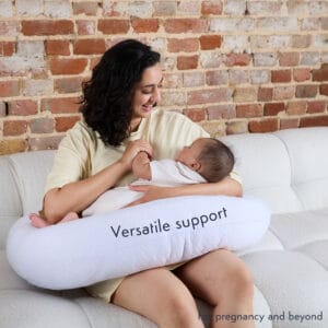Purflo Breathe Pregnancy Pillow Luxe White (5)