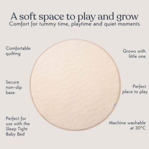 Purflo Quilted Playmat Sand (6)