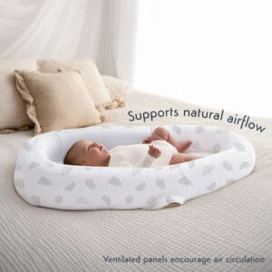 Purflo Sleep Tight Baby Bed Cotton Clouds (4)