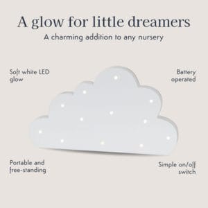 Purflo Wooden Cloud Nursery Light (3)