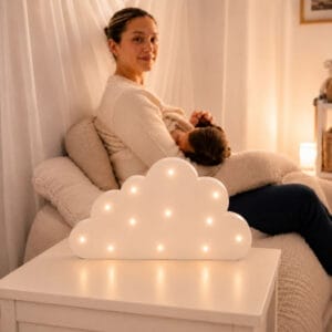 Purflo Wooden Cloud Nursery Light (4)