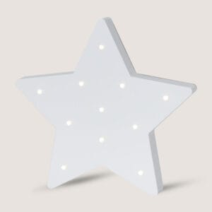 Purflo Wooden Star Nursery Light