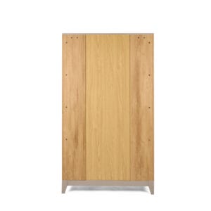 Tutti Bambini Hallee Wardrobe Golden Oak and Mushroom (7)