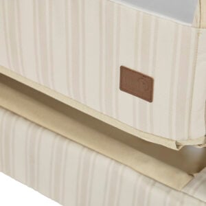 Tutti Bambini Origin CoZee Air 2 Bedside Crib Rich Walnut & Cashmere Vintage Stripe (16)