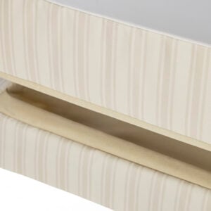 Tutti Bambini Origin CoZee Air 2 Bedside Crib Rich Walnut & Cashmere Vintage Stripe (17)