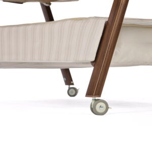 Tutti Bambini Origin CoZee OG Bedside Crib Rich Walnut & Cashmere Vintage Stripe (7)