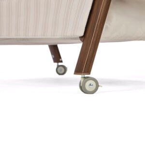 Tutti Bambini Origin CoZee OG Bedside Crib Rich Walnut & Cashmere Vintage Stripe (8)